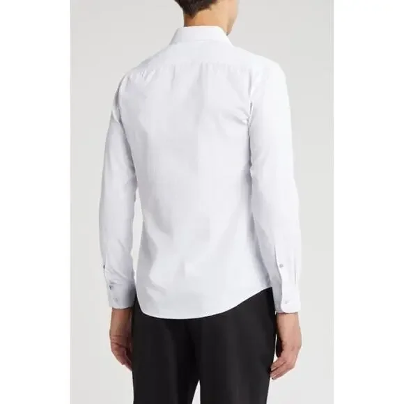 NWT Ben Sherman textured teardop button down shirt - Picture 2 of 6